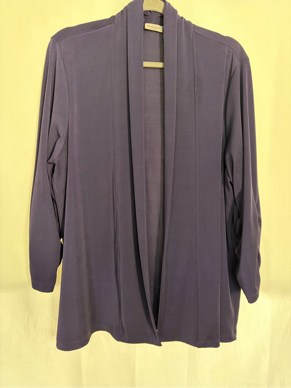 Chico's Long Sleeve Purple Lightweight Cardigan